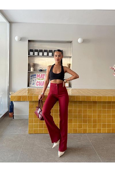 mydukkan.co Pocketless Palazzo Trousers