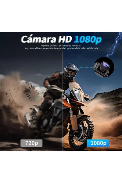 İMEXTECH İMEXTECH VİVOPACK 1080P Kameralı Wifi Kask Kulaklık 3000 mAh Su Geçirmez BT68