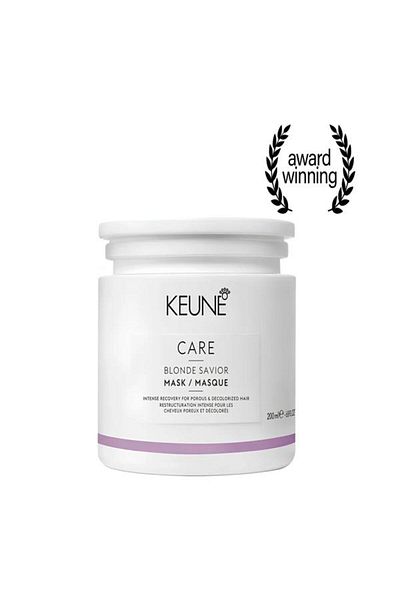 Keune Care Kion Blood Savior Blonde Rescue Mask - Intensive Treatment for Porous and Color-Bleached Hair