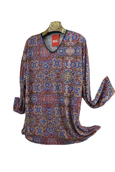 elma abone Super Oversize Combed Bluz