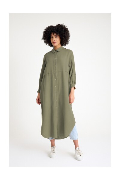 QANU Муслинова риза, зелена
