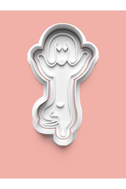 AKTASTORE قالب كوكيز على شكل كلب داشهند وقالب عجينة السكر