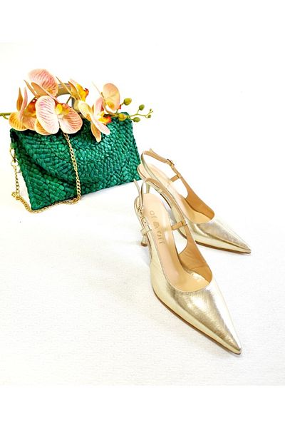 Of&Off WOMEN'S OPEN BACK HEEL SHOES
