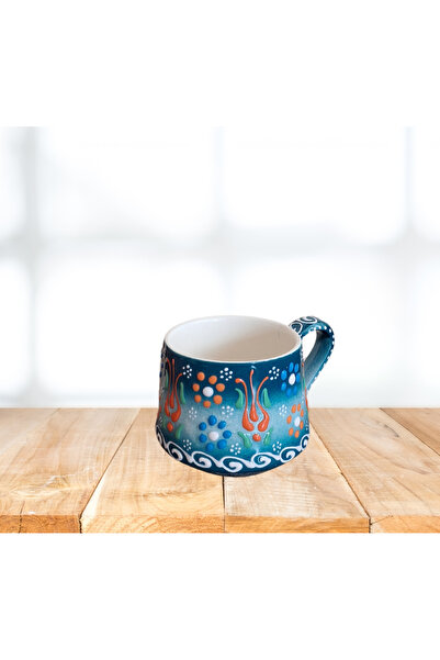 Artiser Tile Mug, Tile Mug, Classic Tile Pattern Mug, Lace Pattern Mug, Decorative Mug