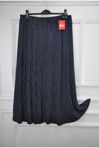 elma abone Plus Size Pigment Combed Cotton Elastic Mother's Skirt
