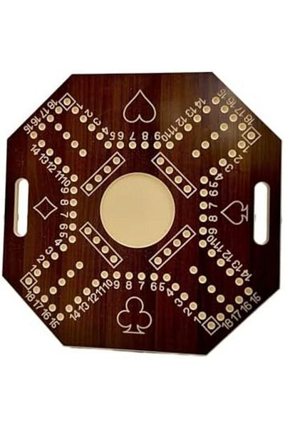 ALBADER , Family Board Game, Numbered Jackaroo Wooden Board Game, Jacaroo Board Game Big Size