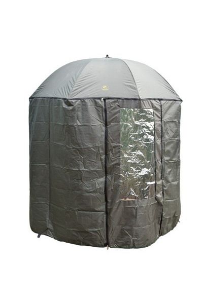 Baracuda U6-W shelter/umbrella, 360 degree closure, all weather, anchoring pegs, carrying case