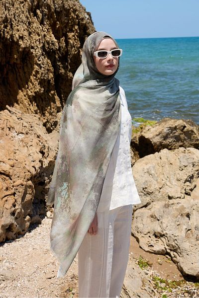 Modakaşmir Veyra Pattern Moon Shawl
