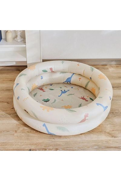 Picodino Inflatable pool for children, Dinosaurs, Beige, 120 x 30 cm