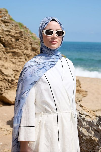 Modakaşmir Σάλι με μοτίβο Alicia