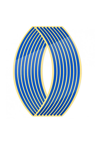 OEM Reflective Tape for Motorcycle Wheel Rim Blue