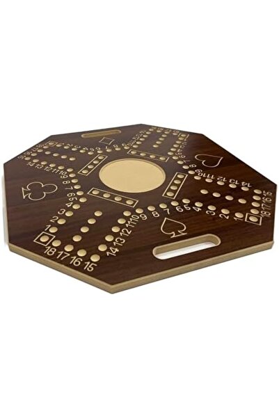 ALBADER , Numbered Jackaroo Wooden Board Game, Family Board Game, Small Size