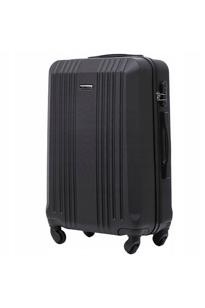 OEM WINGS KESTREL 4-Piece Luggage Set, ABS Shell, Spinner, TSA Lock, Black