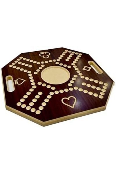 ALBADER , Jackaroo Wooden Board Game For 4 Players, Family Board Game, Small Size
