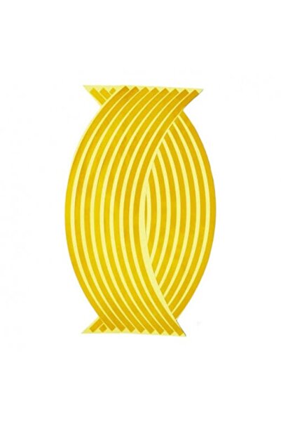 OEM Yellow Motorcycle Wheel Rim Reflective Tape