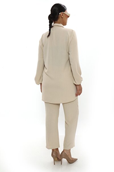Butik Aerobin Linen Tunic Pants Suit