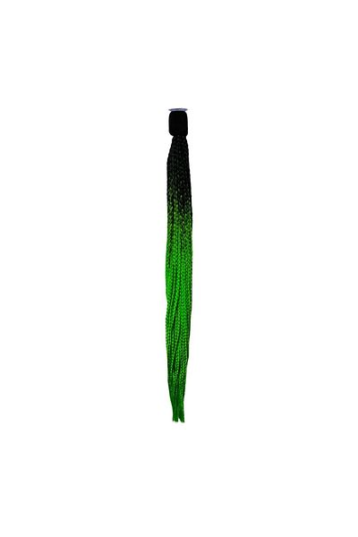 OEM Codite Impletite Stil Afro Pentru Casca Moto Negru Verde