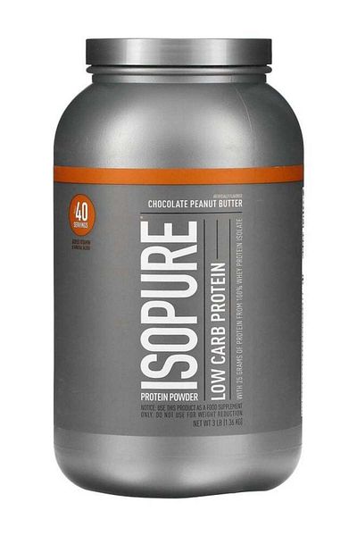 Isopure Low Carb Protein Powder Chocolate Peanut Butter 3 lb (1.36 kg)