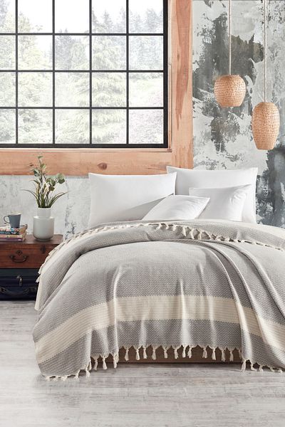 Casnack Aymila Model Gray Single Pique 170X210Cm