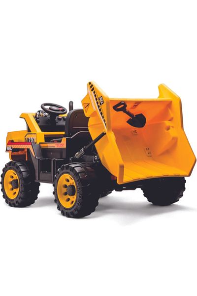 IQTENA Electric Dump Truck Ride-On for Kids – Large 2-Seater Truck with 4 Motors