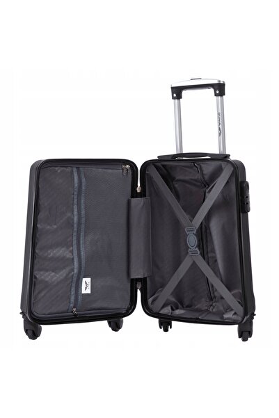 OEM Bagaj de cabină WINGS KESTREL XS, 28L, 4 roți, gri închis, ABS