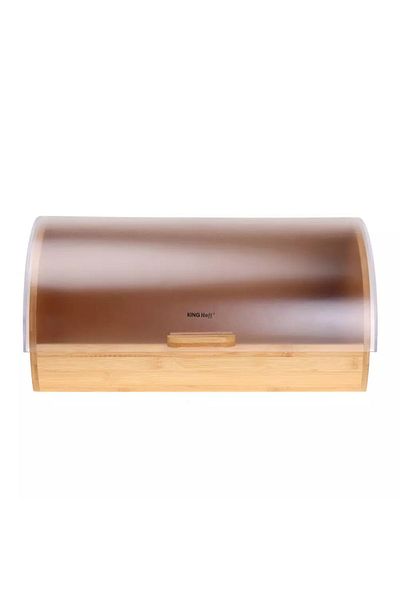 Kinghoff Bread box with transparent lid, bamboo Kinghoff KH3216