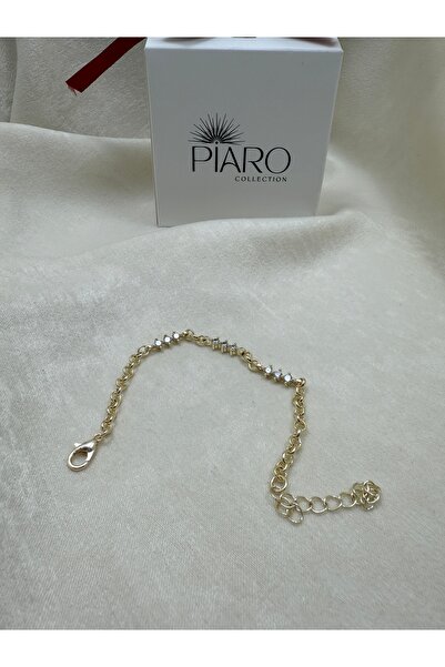 Piaro Collection سلسلة حلقة من حجر الزركون وسوار من الفولاذ