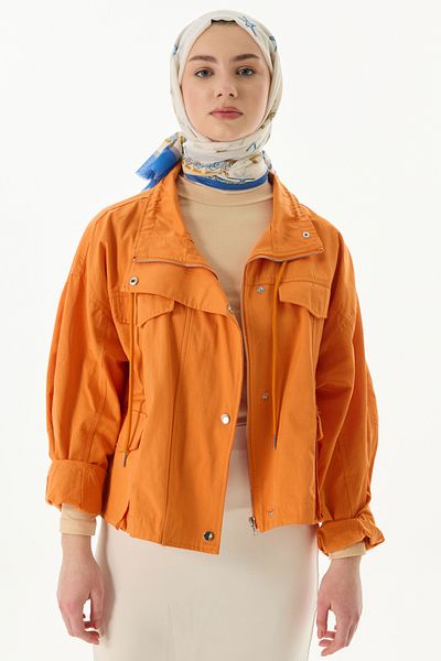 FENZA SCARF Ocean Pattern Cotton Shawl - Cream-Blue
