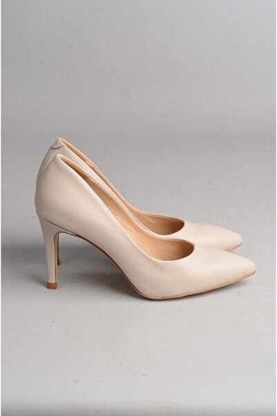 SEÇ KUNDURA 4292 PIELE VERITABILĂ STILETTO 9cm BEJ