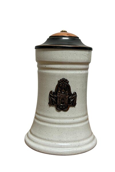 Web Tankart Alman Zin Kapaklı Bira Bardağı