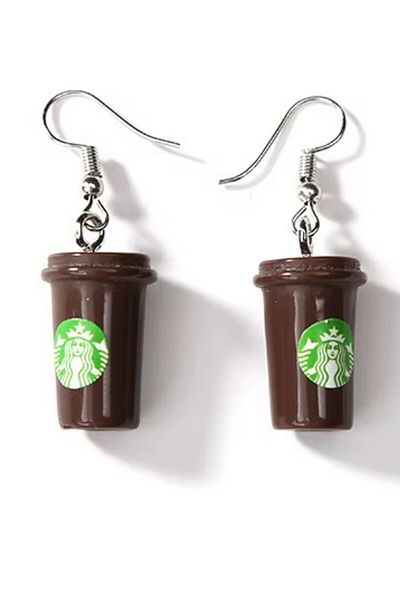 Ocean Pole Coffee Style Earrings
