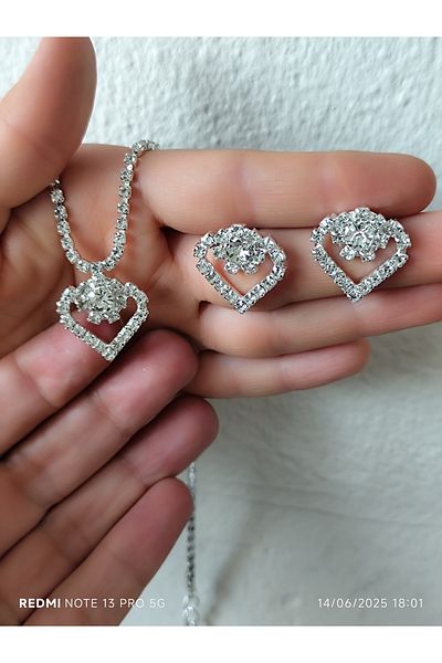 Mihra Aksesuar Necklace Earring set