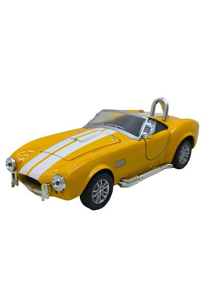 JPT Model car yellow vintage 1:28 scale