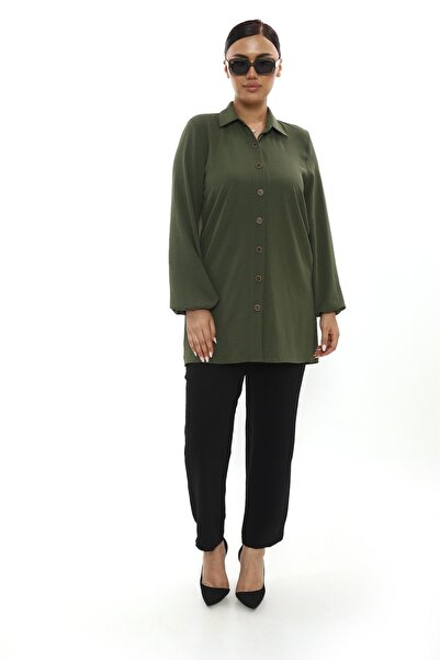 Butik Aerobin keten tunik