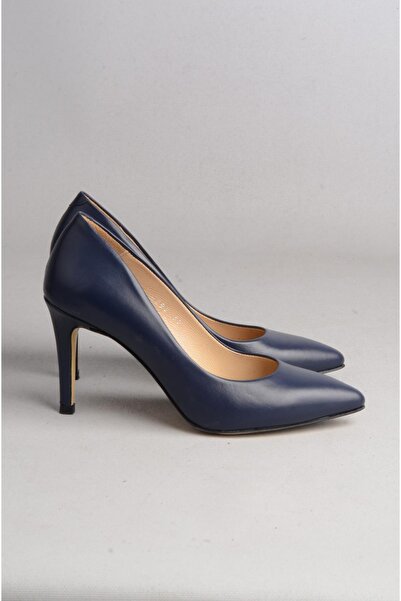 SEÇ KUNDURA 4292 PIELE VERITABLE STILETTO 9cm ALBASTRU ÎNCHIS