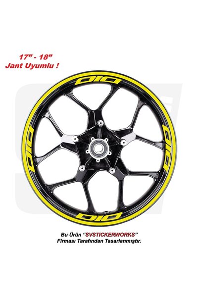 ARONA Honda Dio Motosiklet Jant Şeridi 32'Li Set Sticker Etiket Modeli