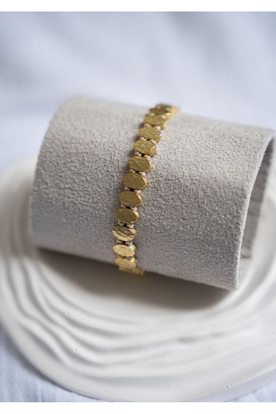 LUNESTA Eclipse Bronze Plate Bracelet