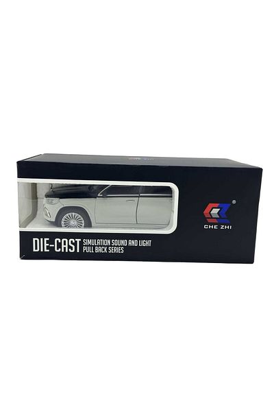 JPT Mercedes Maybach Black and White Model - 1:24 Scale - Sounds, Lights and Springs - 20cm