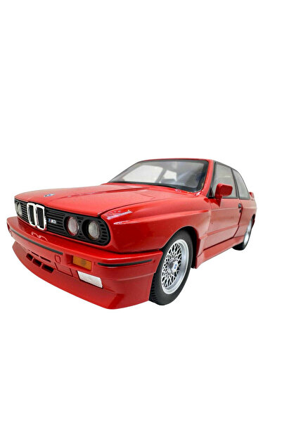 JPT Macheta BMW E30 M3 rosu ursulet 1:24 cu sunet, lumini, pornire pe volan, resort