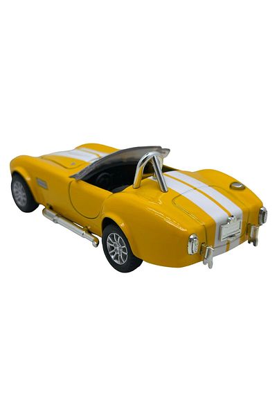 JPT Model car yellow vintage 1:28 scale