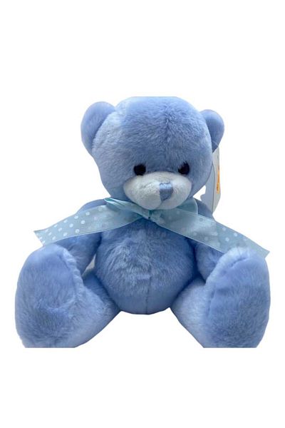 JPT Maxi blue bear for baptism candle arrangement 20cm