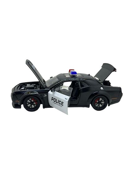 JPT Metal replica model Dodge Charger SRT Police Che Zhi - Die-Cast with Sounds and Lights