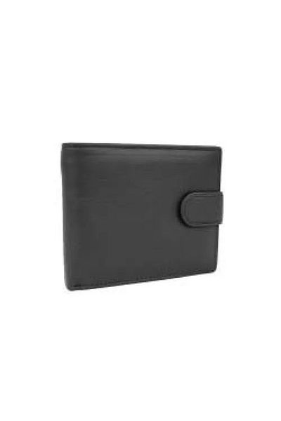 Magrot Men's Wallet Genuine Leather F 052 Black