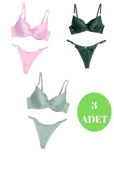 Star Set micro sutien cu 3 bucăți damă murays