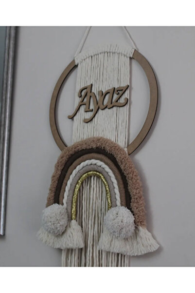 renkli mi renkli tasarım dünyası Makrome isimli kapı süsü bebek odası dekorasyon