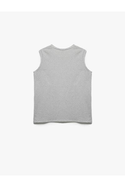 Koton New Season Game Printed Crew Neck Sleeveless Undershirt