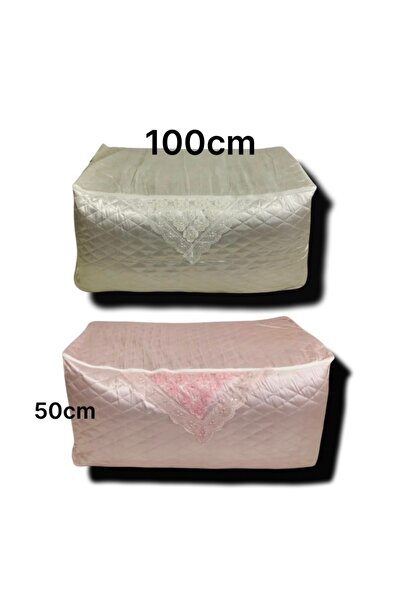 Muensu 2 bucăți de husă de pilota din satin, husă de pilota pentru trousseau,...