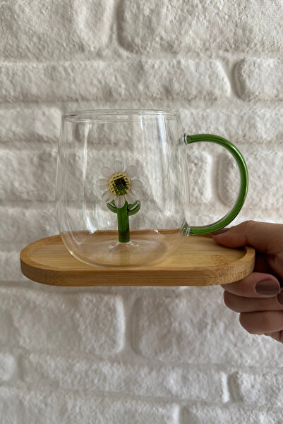 yeninesilevim كوب زجاجي سمين مع أشكال حيوانات ملونة ثلاثية الأبعاد من الداخل ...