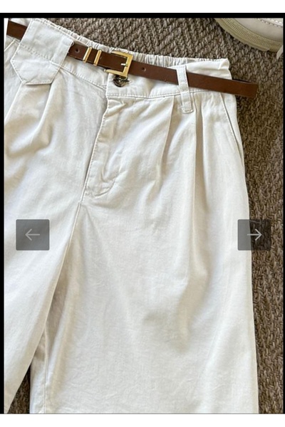 LUMİART kemerli şort