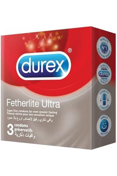 Durex Featherlite Ultra Thin 3 Condoms